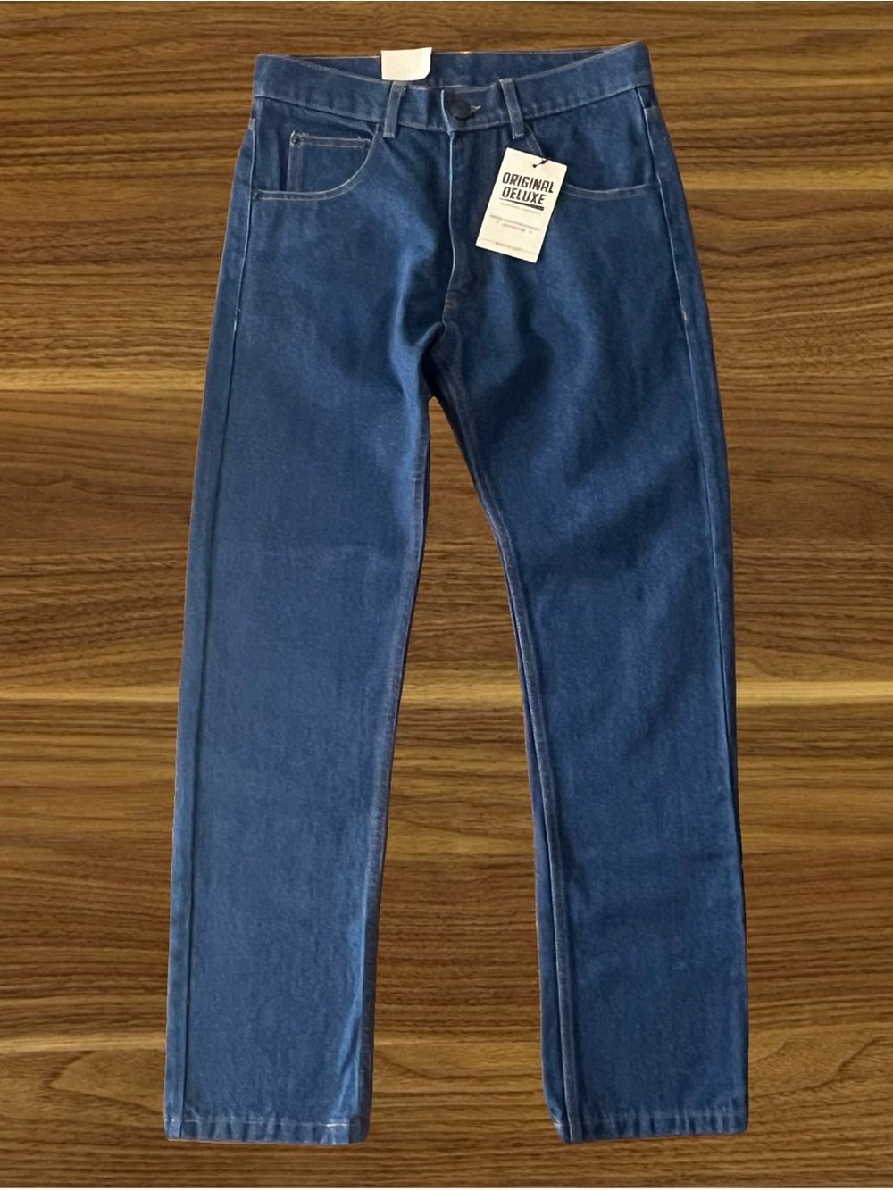 NEW Original Deluxe Men’s Jeans 30x30 Regular Straight Blue Denim Classic Casual